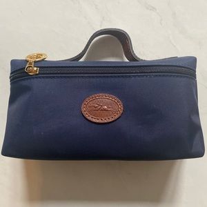 Longchamp “Le Pliage” Pouchette Navy
